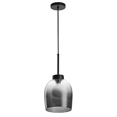 Modern Home Pendant Light Gray Glass Hanging Light Fixture For Kitchen Dining Ro • $40.30