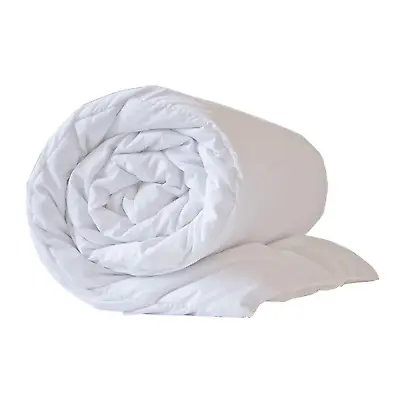 REXFOAM 4.5-15 Tog Soft Touch Duvet Anti Allergy - Winter Warm Microfiber Quilt • £12.99