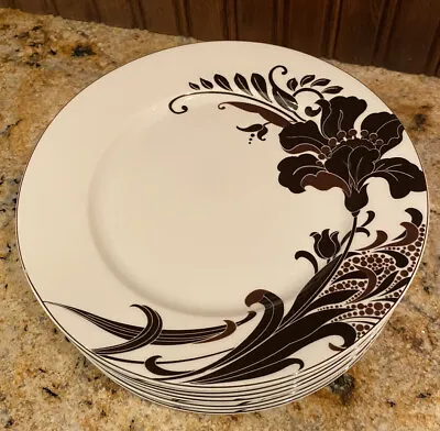 One Mikasa  COCOA BLOSSOM LILY Accent Salad Plate 8 Inch Porcelain 1 Plate ! • $15