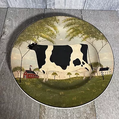 Warren Kimble Animal Collection Salad Plate Cow Sakura • $18