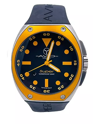 Watch Avio Milano Steel Made IN Italy 6495ACO/378 44mm On Sale New • £90.37