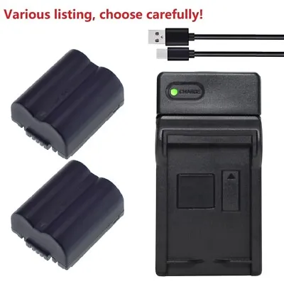 Battery Or Slim Charger For Panasonic Lumix CGA-S006 DMC-FZ18 DMC-FZ28 DMC-FZ30 • £5.51