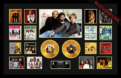 New! Bee Gees Tragedy You Should Be Dancin'  Mini Gold Vinyl Record Ltd Edition • $199.99