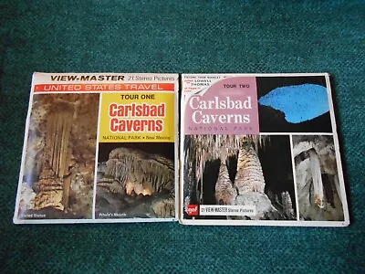 GAF---Viewmaster Reels Set Lot Of 2---Carsbad Caverns Tour 1 & 2 • $6.85