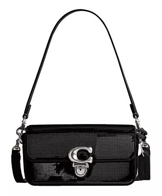 Coach Studio Baguette Bag With Sequins Style No: Cm428 (425.00) • $159