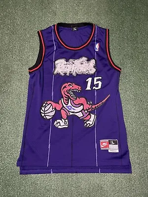 Nike Team Vince Carter Toronto Raptors NBA Jersey #15 Size Large Length +2 • $29.99