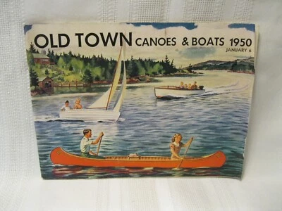 $25.20 • Buy Vintage Old Town Canoe And Boats January 1950 Catalog Hard To Find!