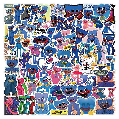 100X Poppy Playtime Huggy Wuggy Kissy Sticker Steam Suvival Game Laptop Garffiti • £6.99