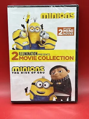 Minions: 2-Movie Collection (DVD) New/Sealed • $8.13