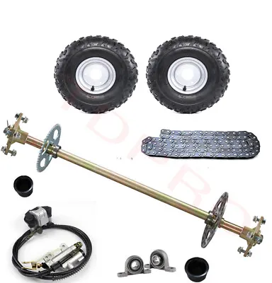 740mm Rear Axle Kit Brake Assembly 6  Wheels For Go Kart ATV Quad Drift Trike  • $249.78