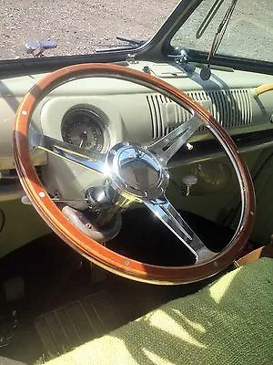 Steering Wheel 16  Wood Rim For Splitscreen VW Bus Camper Type 2 T2 Bulli AAC089 • $529.12