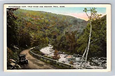 Mohawk Trail MA-Massachusetts Scenic View Cold River Vintage Postcard • $7.99