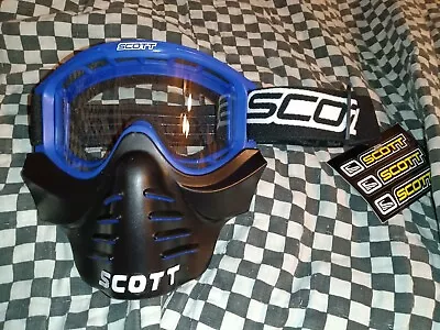 Vintage SCOTT  Goggles/mask / Face Guard mxama Motocross Helmet Visor  • $199