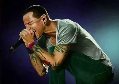 Chester Bennington Linkin Park Bb1 Poster Art Print - A4 A3 A2 A1 A0 Sizes • £22.44