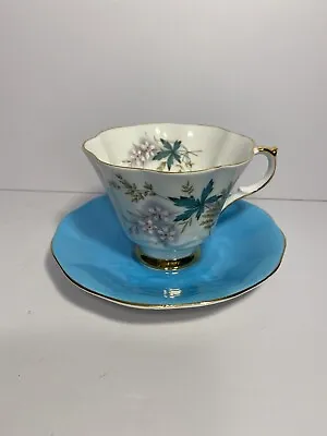 Vintage Queen Anne English Bone China LOUISE Tea Cup & Coord Saucer C.1950-1966 • $19