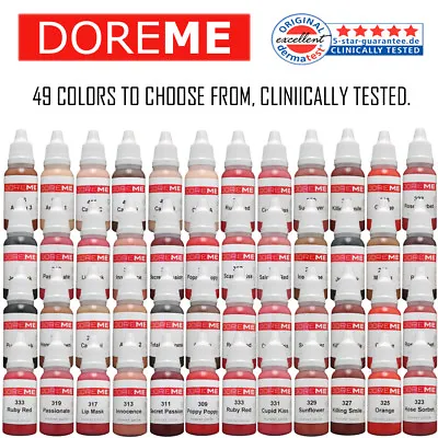 $19.59 • Buy DOREME Permanent Makeup Pigment Microblading Tattoo Cosmetic Micropigmention
