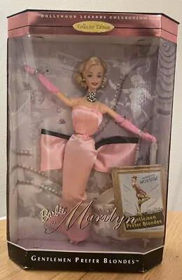 Barbie Collector Edition As Marilyn Monroe Gentlemen Prefer Blondes Mattel 1997 • $59.99