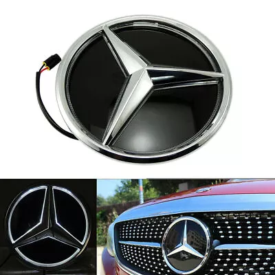 LED White Light Front Grille Star Emblem  For Mercedes Benz C300 CLA250 ML • $30.12