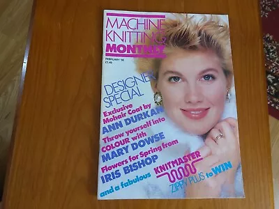 £4.50 • Buy Machine Knitting Monthly Magazine, February 1990