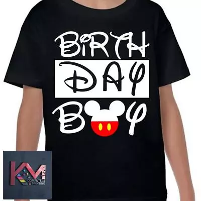 Mickey Mouse T-shirt PERSONALIZED Birthday Shirt  • $16