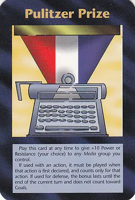 ILLUMINATI:New World Order-Steve Jackson-Lot 259-1 Card • $9.95