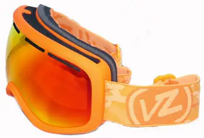 VonZipper Skylab Snow GoggleTangerine Satin Fire Chrome Lens Von Zipper Goggles • $60.99