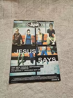 Frpot143 Magazine Advert 12x8.5  Ash : Jesus Says • £9.99