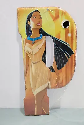 Disney Princess Pocahontas Metal Letter  P  Tin Sign Wall Decor Collectible Art • $5.99