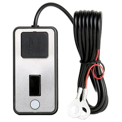 Motorcycle Mobile Phone Charger Digital Display Dual USB Charging Adapter • $10.85