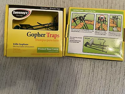 Gopher Traps Twin Pack 2 Pincher Traps Kills Gophers • $15.49