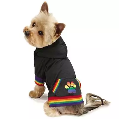 Puppy Pride Rainbow Gay Dog Pullover Hoodie XXS-XL Zack & Zoey Tee Pet T-Shirt • $26.99
