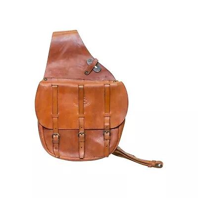 Premium Vintage Handmade Leather Western Horse Saddle Bag Premium Quality • $159