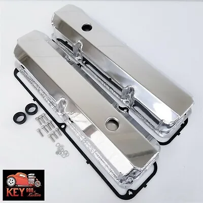 Big Block Ford FE Polished Fabricated Valve Covers Gaskets 352 360 390 427 428 • $134.95