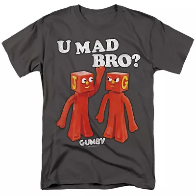 GUMBY U MAD BRO Licensed Adult Men's Graphic Tee Shirt SM-5XL • $22.95