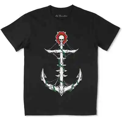 £13.99 • Buy Anchor Skull T-Shirt Navy Captain Ship Sailing P701