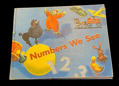 Vintage Textbook 1948 Numbers We See 123 Scott Foresman & Company • $15