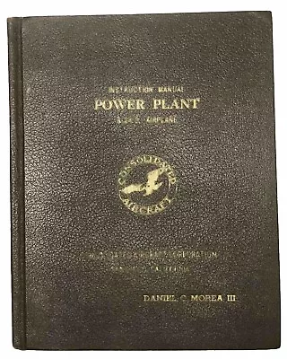 B-24 D Liberator Airplane Power Plant Instruction Manual  1943 WWII • $125