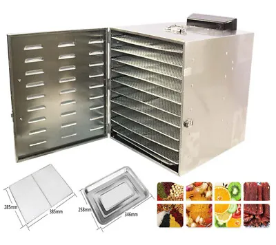 $375 • Buy INTSUPERMAI Food Dehydrator Home Commercial Fruit Meat Dryer 10-Layers Hot239447