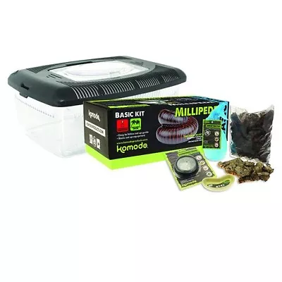 £41.55 • Buy Komodo Basic Millipede / Arthropod Starter Kit Plastic Terrarium Beginner Setup