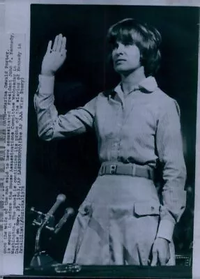 1978 Marina Oswald Porter Widow Lee Harvey Takes Oath Wire Photo • $29.99