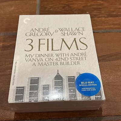 Andre Gregory & Wallace Shawn: 3 Films (Criterion Collection) Blu-ray • $44.99