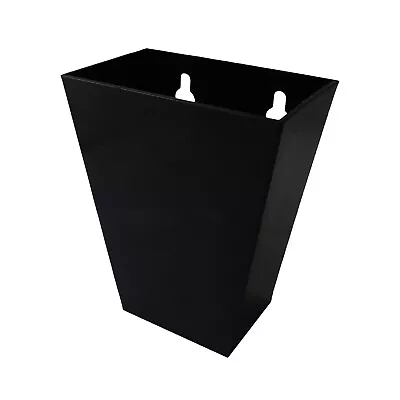 Tall Black Plastic Cap Catcher For Wall Mounted Bottle Openers Holds 75 Caps • $14.95