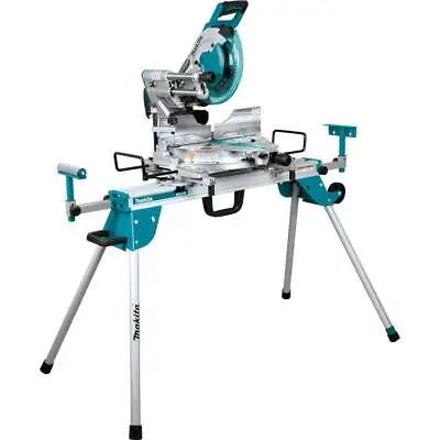 Makita 10In Dual-Bevel Sliding Compound Miter Saw With Laser And Stand • $899