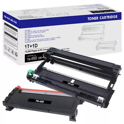 TN450 DR420 High Yield Toner Or Drum For Brother MFC-7240 MFC-7360N 7460DN Lot • $16.99