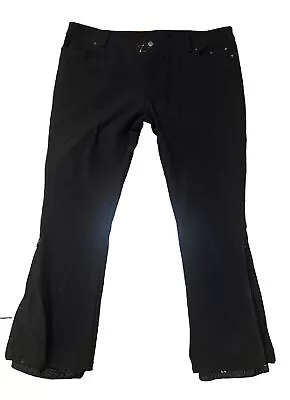 New Iceburg Ski Snow Board Pants 2XL  3XL Black Fleece Lined Pants Size 44 • $26.99