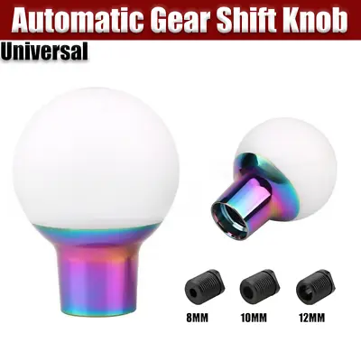 Universal Acrylic Aluminum Alloy Car MT Manual Gear Ball Shift Knob Head Shifter • $25.50