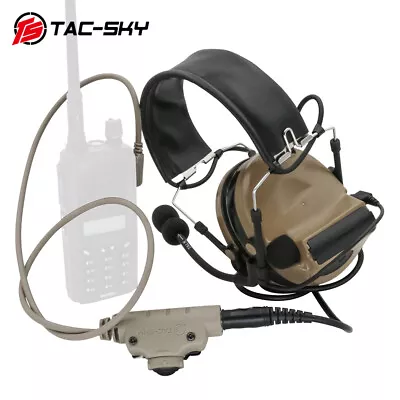 TS TAC-SKY COMTAC II Tactical Headphones C2 Noise Cancelling Pickup Headphones • $140.99