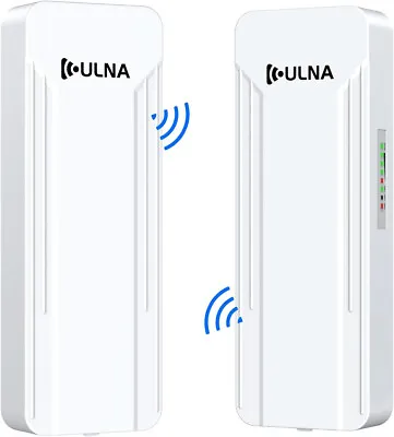 2Pack Outdoor Wireless Wifi Bridge 5KM 1200Mbps High Speed Long Rage CPE Gigabit • $112.22