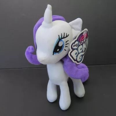 2017 Hasbro My Little Pony Rarity 9  Plush White Purple Stuffed Animal • $9.97