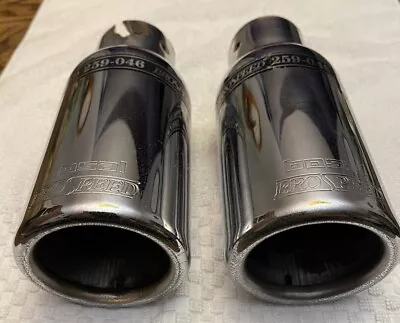 Bosal Brospeed Chrome Exhaust Tips Vintage Muscle Car 259-046 3 1/2” OD Out X • $45